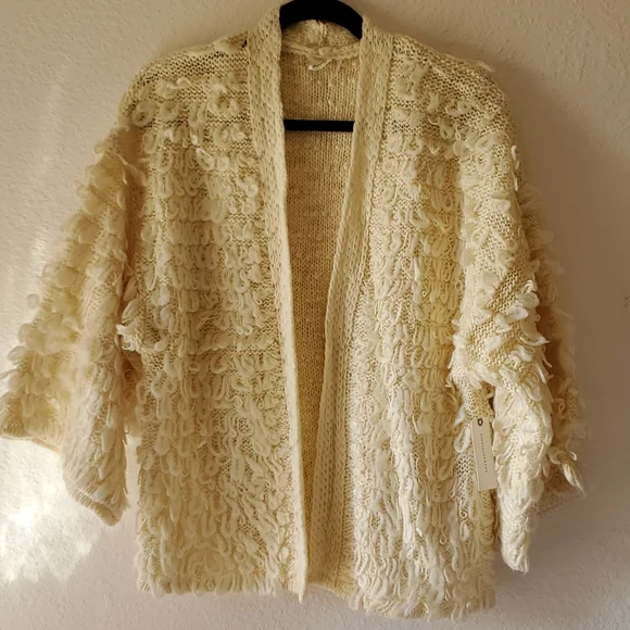 NWT Anthropologie Akemi & Kin loopy knit cardigan one size - Picture 2 of 11